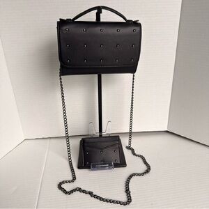 Simply Vera Vera Wang Studded Mini Crossbody Bag and Card Holder Set